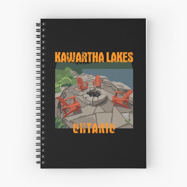 Item preview, Kawartha Lakes - Ontario (with Orange Lettering) designed and sold by VelvetRoom.