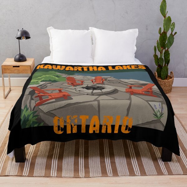 Item preview, Kawartha Lakes - Ontario (with Orange Lettering) designed and sold by VelvetRoom.