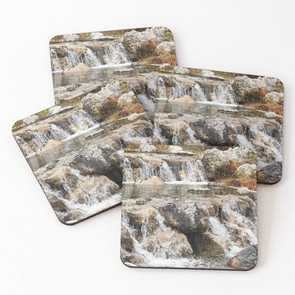 Item preview, Little waterfall in Setagaya park, Vienna. View of waterfall in Japanese-style garden at springtime. designed and sold by goceris.