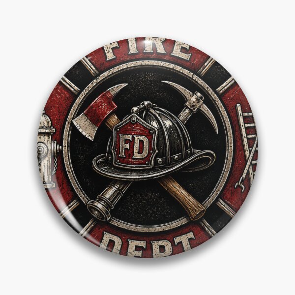 Item preview, Fire department emblem  designed and sold by The Fire Locker.