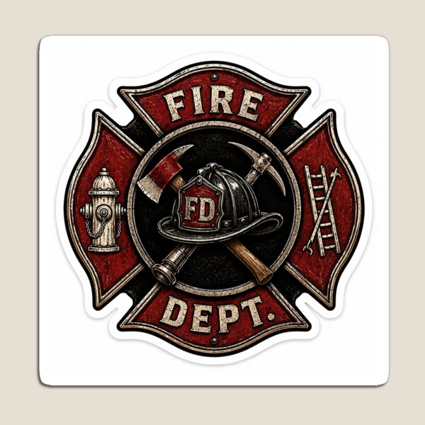 Item preview, Fire department emblem  designed and sold by The Fire Locker.