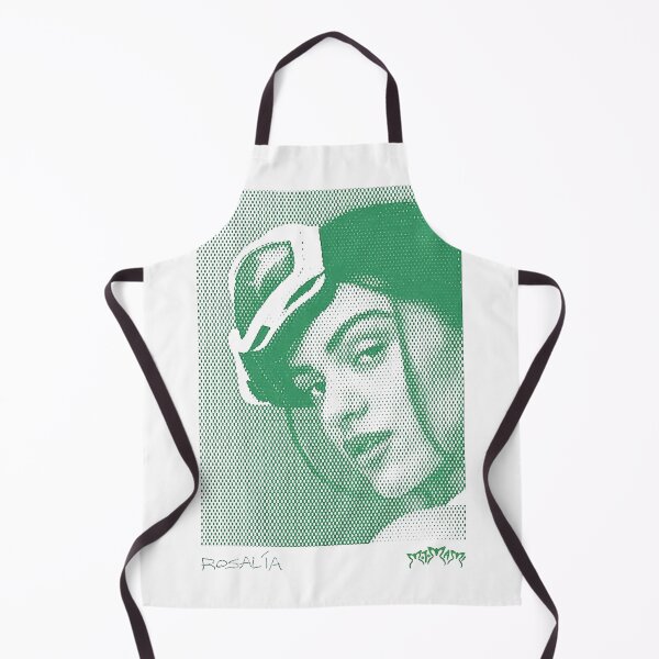 Item preview, Rosalía Green Halftone Portrait Poster Art designed and sold by gringoods.