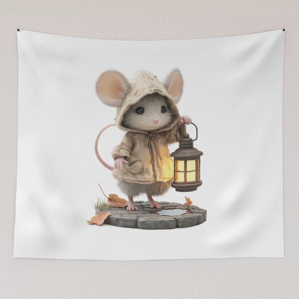 Item preview, Little Lantern Mouse designed and sold by Helenaphotoart.