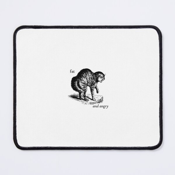 Item preview, fat and angry cat designed and sold by imightbeahomo.
