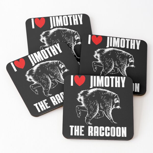 Item preview, I Love Jimothy The Raccoon Funny Woodland Animal Vintage Design designed and sold by DuneHaicna.