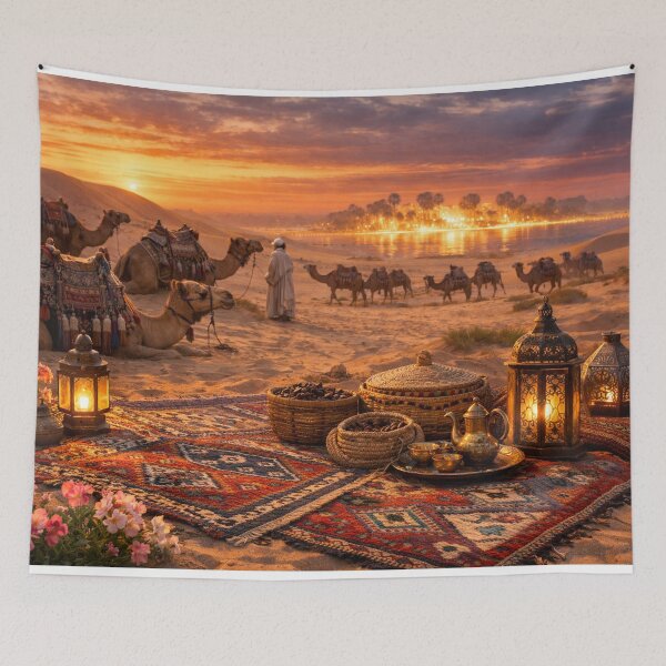 Item preview, Desert Mirage Caravan designed and sold by H A R L E I G H .