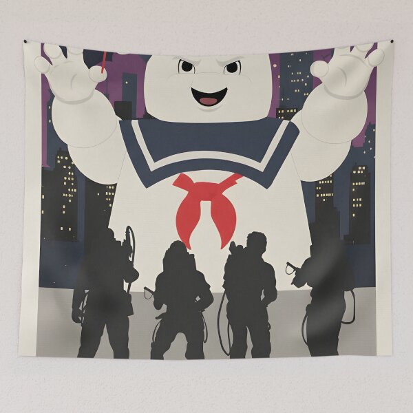 Item preview, Ghostbusters Original Custom Vintage Movie Poster Wall Art designed and sold by Cool Robot Bro..