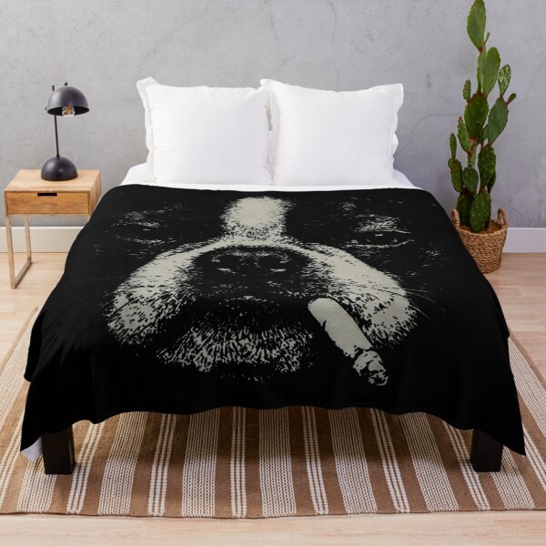 Item preview, Grumpy Dog Smoking Cigar Funny Tough Bulldog Vintage Portrait Design designed and sold by GalenoHenley.