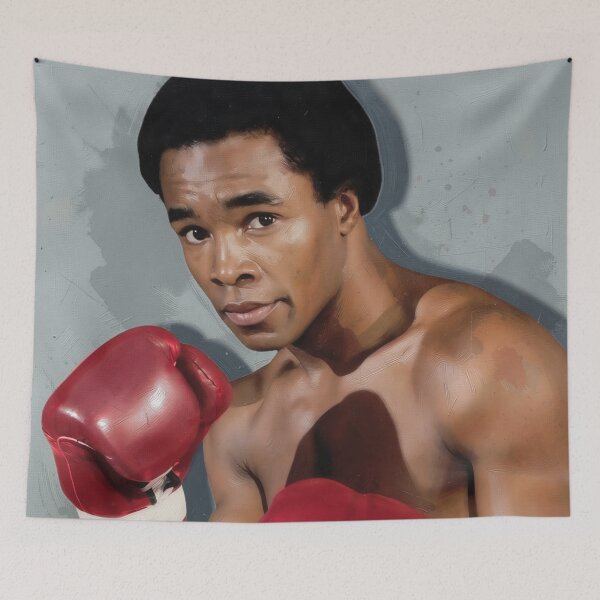 Item preview, "Sugar" Ray Leonard boxing legends designed and sold by MoodiArtist.