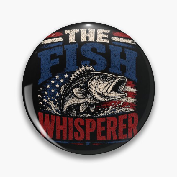 Item preview, The Fish Whisperer American Fisherman Angler Patriotic designed and sold by HumansStuck12.