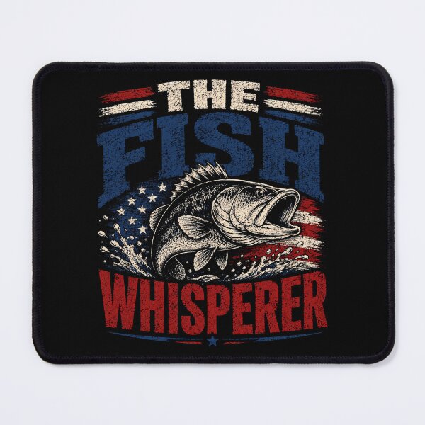 Item preview, The Fish Whisperer American Fisherman Angler Patriotic designed and sold by HumansStuck12.