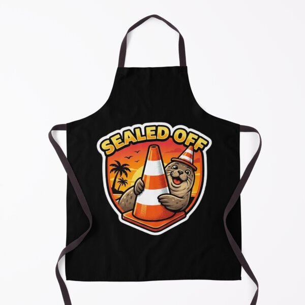 Item preview, Under Cone-struction – Neil the Seal designed and sold by Sloyar.