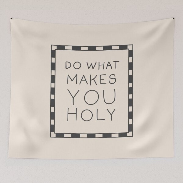 Item preview, Do What Makes You Holy: Minimalistic Christian Bible Study Art designed and sold by oneofthesedayys.