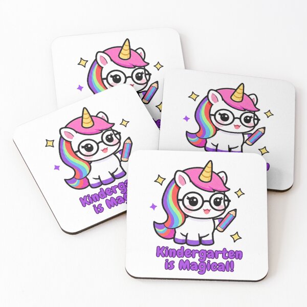 Item preview, Kindergarten Is Magical Cute Unicorn Pencil designed and sold by ScriptedMoments.