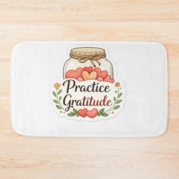 Item preview, Practice Gratitude designed and sold by Selfique Bloom.