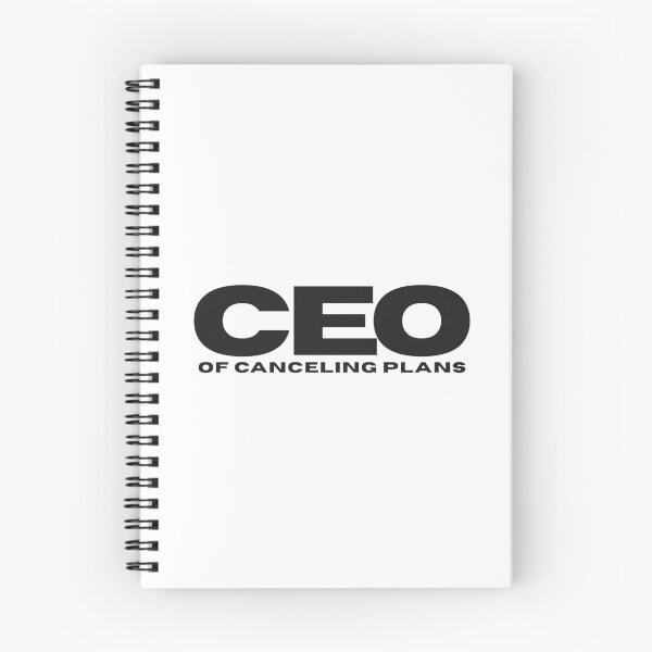Item preview, CEO Of Canceling Plans Last Minute Introvert Meme designed and sold by Please Do Not Read..