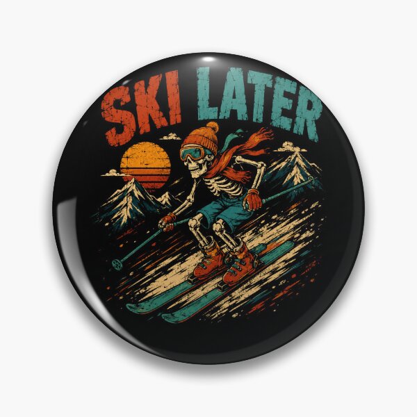 Artikelvorschau, Später Ski fahren Wintersport Skifahrer Snowboarder Berg entworfen und verkauft von HumansStuck12.
