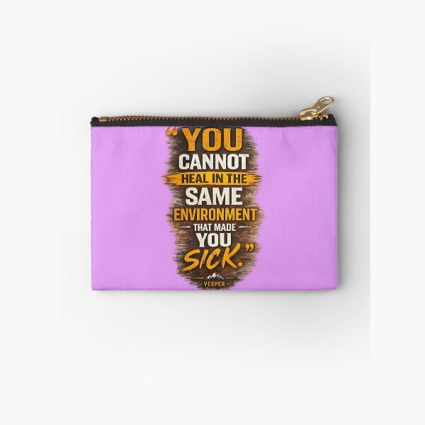 Item preview, Healing Quote Typography | You Cannot Heal in the Same Environment designed and sold by EvergreenThread.