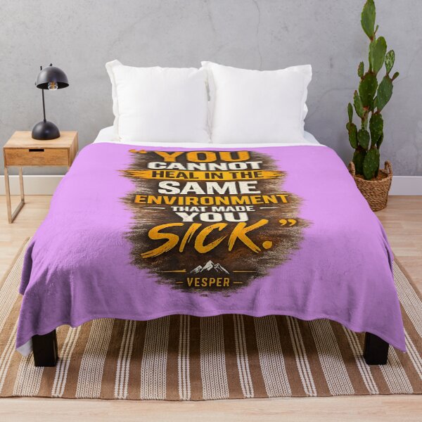 Item preview, Healing Quote Typography | You Cannot Heal in the Same Environment designed and sold by EvergreenThread.