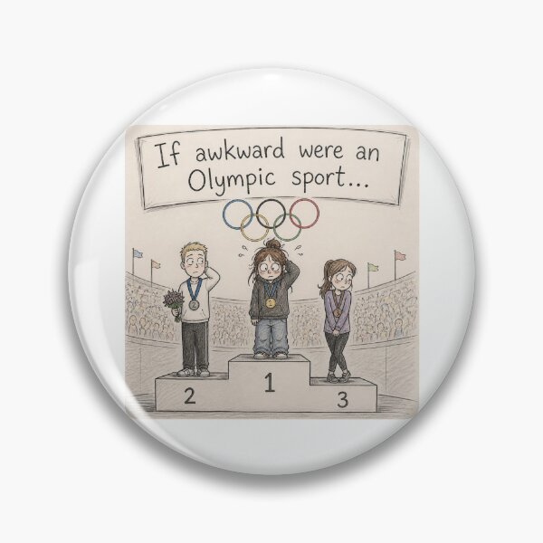 Item preview, If awkward were an Olympic sport... designed and sold by CinemaChronik.