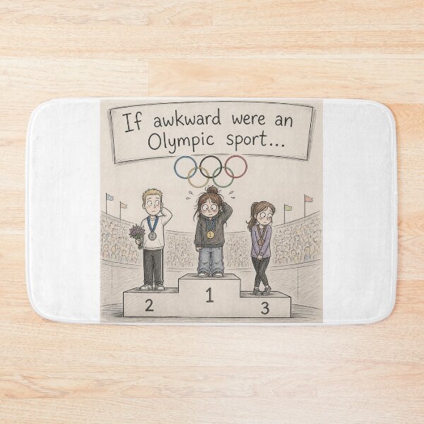 Item preview, If awkward were an Olympic sport... designed and sold by CinemaChronik.