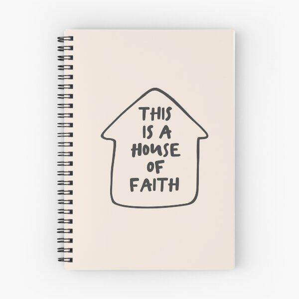 Item preview, This Is A House Of Faith: Minimalistic Christian Bible Study Art designed and sold by oneofthesedayys.
