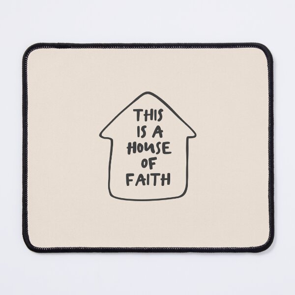 Item preview, This Is A House Of Faith: Minimalistic Christian Bible Study Art designed and sold by oneofthesedayys.