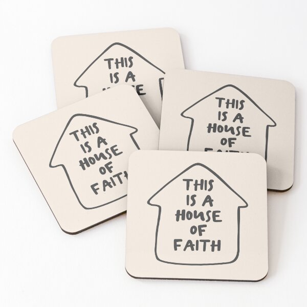 Item preview, This Is A House Of Faith: Minimalistic Christian Bible Study Art designed and sold by oneofthesedayys.