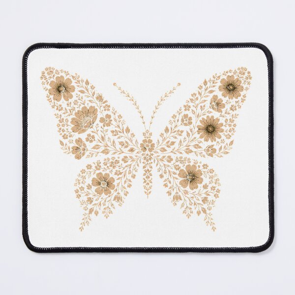 Item preview, Botanical Butterfly | Minimalist Floral Line Art Design designed and sold by CalmMandala.