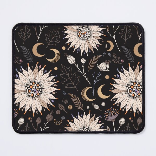 Item preview, Muted Dried Flora & Moon Crescent Art | Autumn Witchy Botanical Graphic designed and sold by Soul Path.