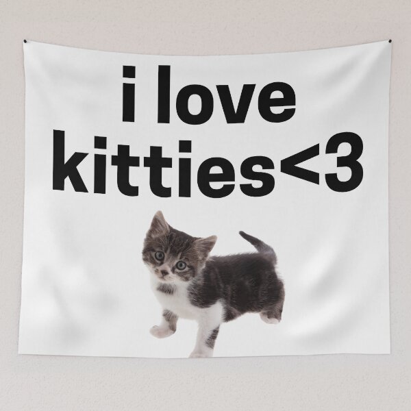 Item preview, I Love Kitties - Cute Cats 2000s designed and sold by lydsshop.