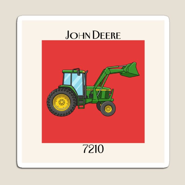 Item preview, Póster del tractor antiguo John Deere 7210 designed and sold by Dimensionality.