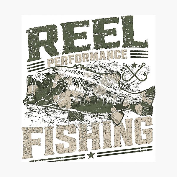 Item preview, Reel Performance Fishing Angler Bass Fisherman Hobby designed and sold by HumansStuck12.