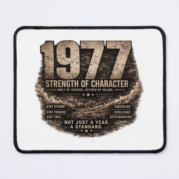 Item preview, 1977 Strength of Character Vintage Birthday Design designed and sold by JMDG Studio.