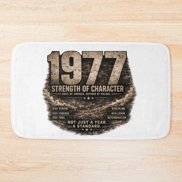 Item preview, 1977 Strength of Character Vintage Birthday Design designed and sold by JMDG Studio.