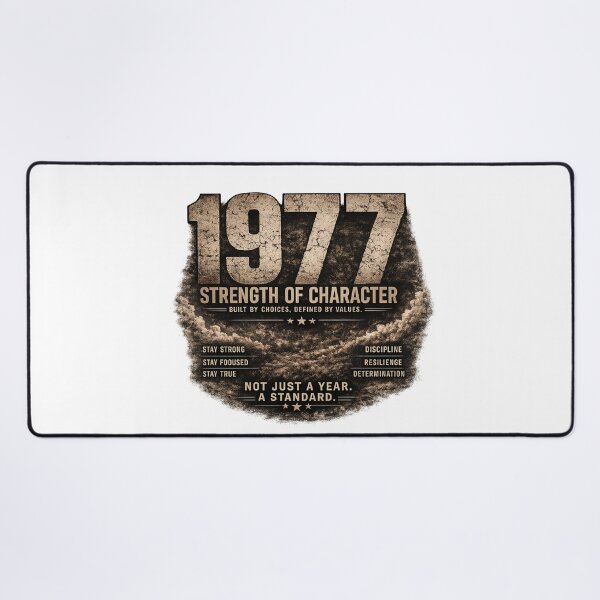Item preview, 1977 Strength of Character Vintage Birthday Design designed and sold by JMDG Studio.