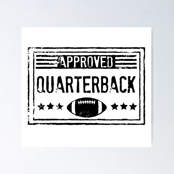 Item preview, Quarterback (Approved Stamp) designed and sold by MagicEyesOnly.