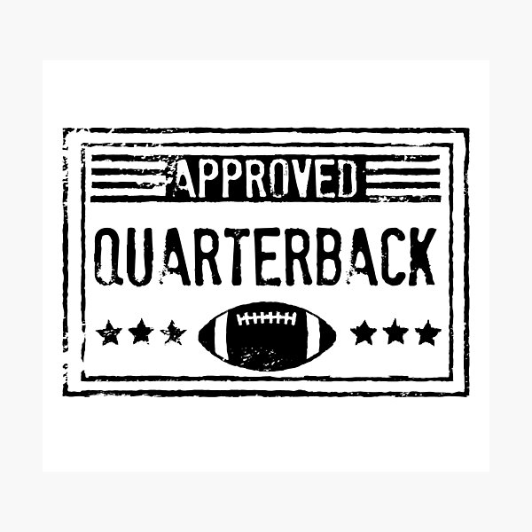 Item preview, Quarterback (Approved Stamp) designed and sold by MagicEyesOnly.