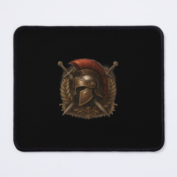 Item preview, Roman Helmet, Crossed Swords, Bronze Laurel Wreath — Ancient Warrior Design designed and sold by SpitfireDesign.