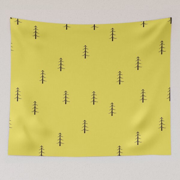 Item preview, Minimalist Forest on Canary Yellow designed and sold by KSimpson838.