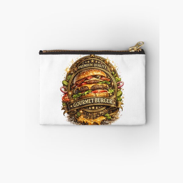 Item preview, Premium Gourmet Burger Badge | Classic Cheeseburger Vintage Restaurant Sticker designed and sold by irfanshikh.