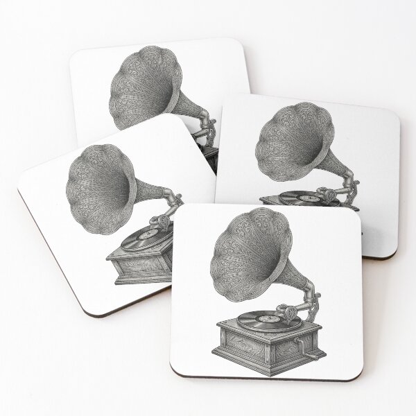 Item preview, Gramaphone - Vintage Black And White designed and sold by Minimalisticaly.