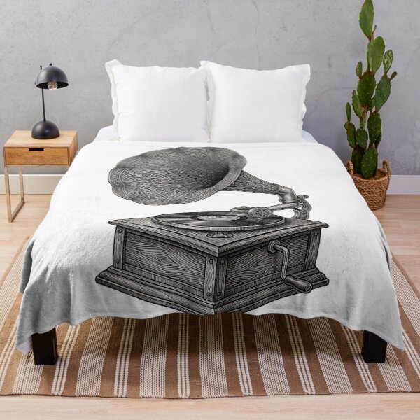 Item preview, Gramaphone - Vintage Black And White designed and sold by Minimalisticaly.