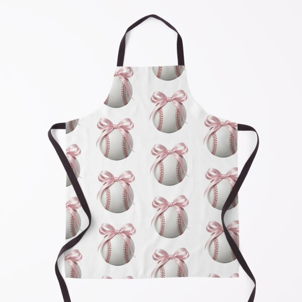 Item preview, Cute baseball with pink bow designed and sold by LabProShop.