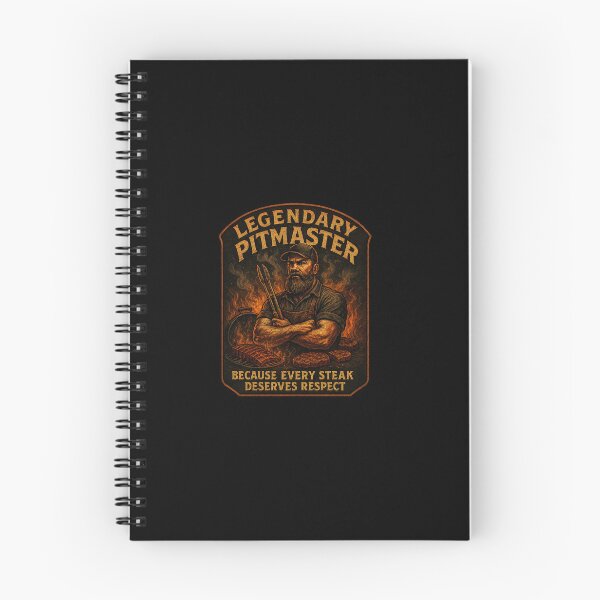 Item preview, Legendary Pitmaster – Bearded & Flamed Barbecue Master | Vintage BBQ Humor Gift Grill designed and sold by SpitfireDesign.