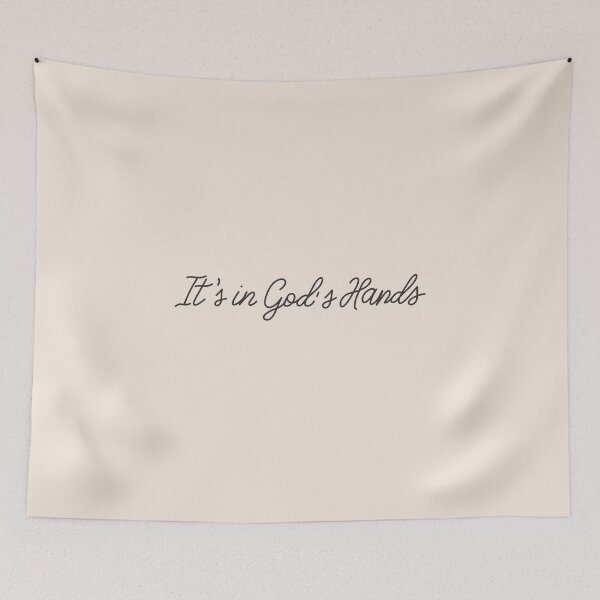Item preview, It's In God's Hands: Minimalistic Christian Bible Study Decor designed and sold by oneofthesedayys.