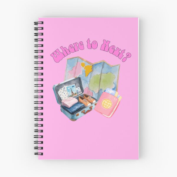 Item preview, WHERE TO NEXT? Suitcase Map Passport (pink version) Gift designed and sold by trixie666.
