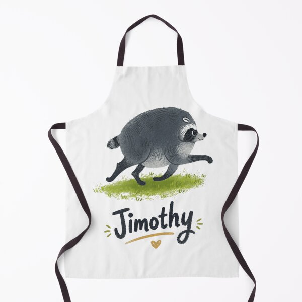 Item preview, Cute Jimothy Walking Raccoon Cartoon Woodland Animal Lover Gift Design designed and sold by WilliaMaler.
