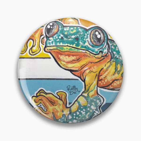 Item preview, Aro-Ace Pride - Fringed Leaf Frog designed and sold by reillybeeart.