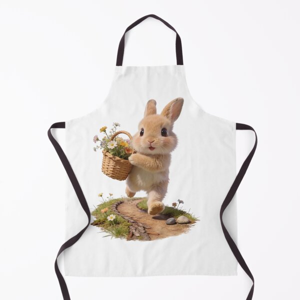 Item preview, Little Bunny with Wildflowers designed and sold by Helenaphotoart.